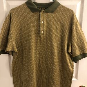 Bobby Jones Golf Polo - XL - Green & Gold